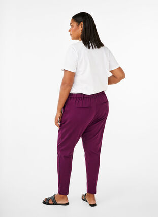 Zizzi Pantalon Maddison, Potent Purple, Model image number 1