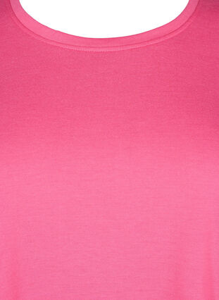 Zizzi FLASH - T-shirt à col rond, Hot Pink, Packshot image number 2