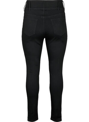 Zizzi Jean Bea super mince avec taille extra haute, Black, Packshot image number 1