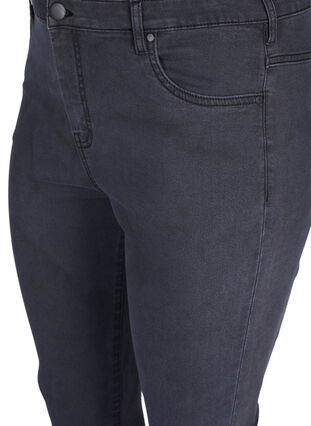 Zizzi Jean Amy super slim taille haute, Grey Denim, Packshot image number 2