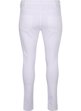 Zizzi Jean Amy super slim taille haute, White, Packshot image number 1