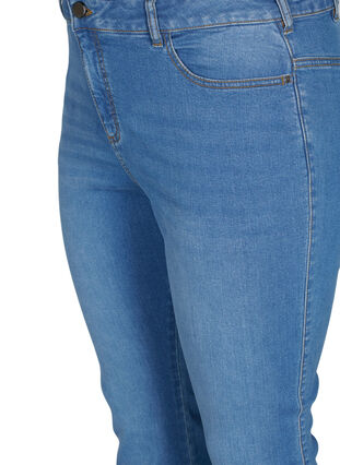 Zizzi Jeans bootcut Ellen à taille haute, Light blue, Packshot image number 2