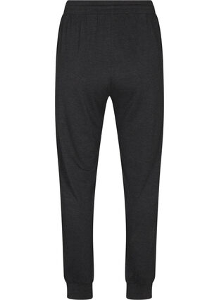 Zizzi Pantalon en jersey taille haute, Dark Grey Melange, Packshot image number 1