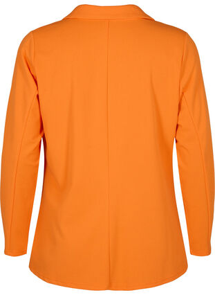 Zizzi Blazer à poches, Vibrant Orange, Packshot image number 1