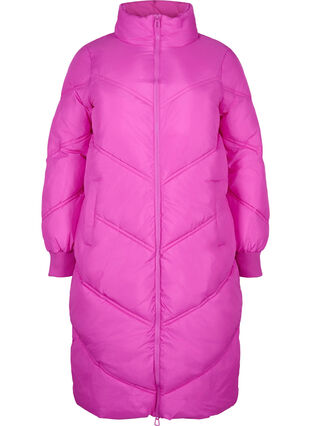 Zizzi Longue veste polaire d'hiver, Rose Violet, Packshot image number 0