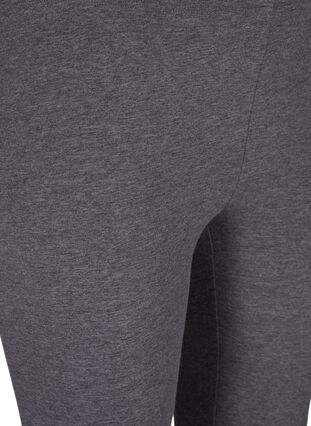 Zizzi Leggings mélangé gris, Dark Grey Melange, Packshot image number 2