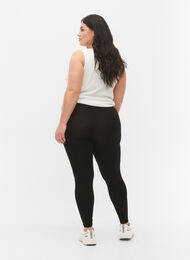 Leggings basiques en viscose, Black, Model