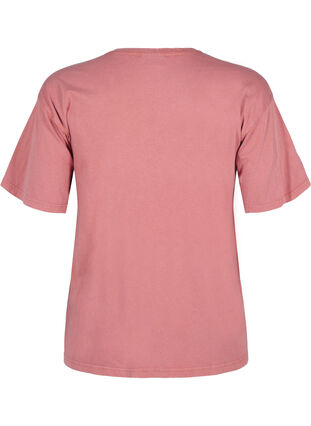 Zizzi T-shirt avec perles, Heather Rose Washed, Packshot image number 1