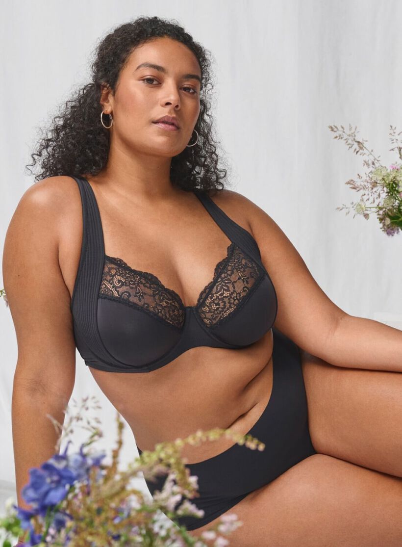 Zizzi Soutien-gorge intégral avec bretelles rembourrées, , Model, 2