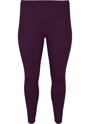 Zizzi Leggings basiques en viscose, Potent Purple, Packshot image number 0