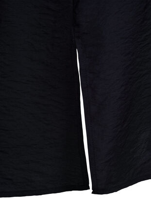 Zizzi Robe à col en V en viscose, Black, Packshot image number 3