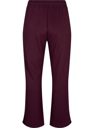 Zizzi Pantalon ample en modal mélange, Fig, Packshot image number 1