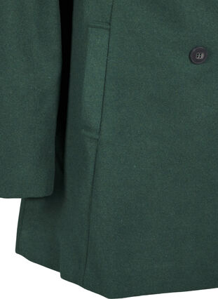 Zizzi Trench court avec coupe trapèze, Trekking Green Mel., Packshot image number 3