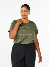 T-shirt à motif, Thyme w. Kind People, Model