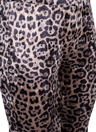 Zizzi Legging en velours avec imprimé léopard, Leopard, Packshot image number 2