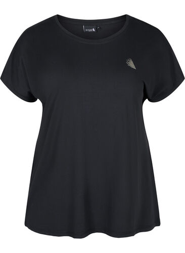 Zizzi T-shirt basique, Black, Packshot image number 0