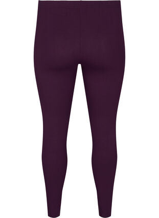 Zizzi Leggings basiques en viscose, Potent Purple, Packshot image number 1