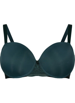 Zizzi Soutien-gorge moulé avec résille, Scarab, Packshot image number 0