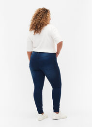 Jean Amy super slim avec taille haute, Blue Denim, Model