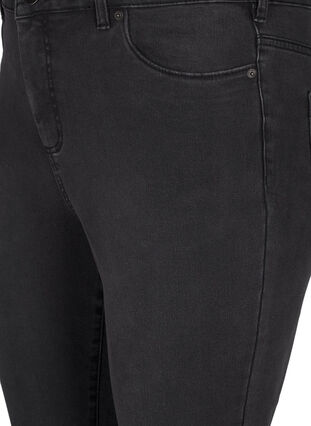 Zizzi Jean Amy taille haute et coupe super slim, Dark Grey Denim, Packshot image number 2