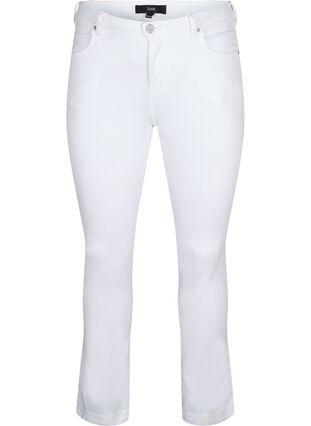 Zizzi  Emily jeans slim fit taille normale, White, Packshot image number 0