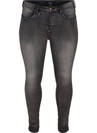 Jean Amy super slim à taille haute, Dark Grey Denim, Packshot