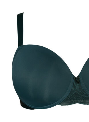 Zizzi Soutien-gorge moulé avec résille, Scarab, Packshot image number 2