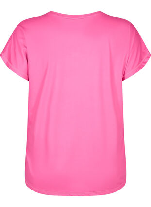 Zizzi T-shirt d'entraînement à manches courtes, Raspberry Rose, Packshot image number 1