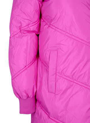 Zizzi Longue veste polaire d'hiver, Rose Violet, Packshot image number 3