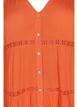 Zizzi Robe de plage en viscose, Nasturtium, Packshot image number 2