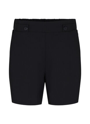 Zizzi Short avec poches et coupe ample, Black, Packshot image number 0