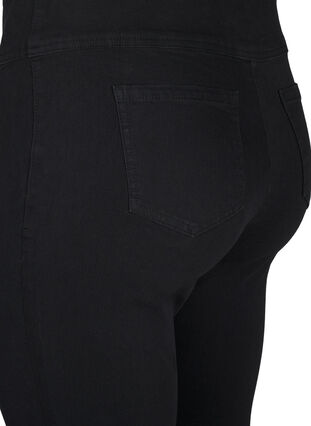 Zizzi Jegging extensible taille haute, Black, Packshot image number 3