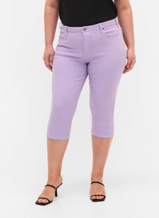 Zizzi Jean moulant Emily, Lavender, Model image number 2