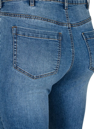 Zizzi Jean Amy taille haute et coupe super slim, Blue denim, Packshot image number 3