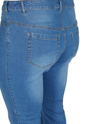 Zizzi Jeans bootcut Ellen à taille haute, Light blue, Packshot image number 3