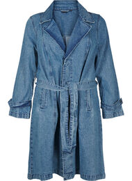 Trench en jean avec ceinture, Blue Denim, Packshot