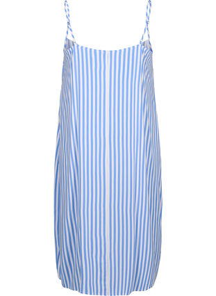 Zizzi FLASH - Robe à bretelles rayée en viscose, L. Blue White Stripe, Packshot image number 1