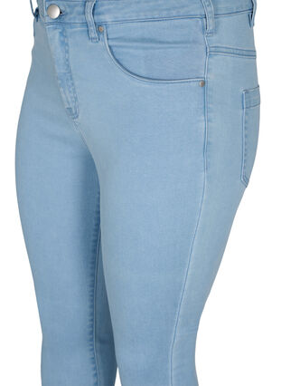 Zizzi Jean Amy super slim à taille haute, Ex Lt Blue, Packshot image number 2