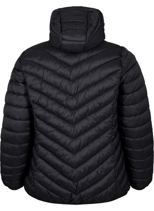 Zizzi Veste légère à capuche, Black, Packshot image number 1