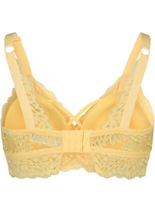 Zizzi Bralette avec détail de cordon et rembourrage doux, Pale Banana ASS, Packshot image number 1